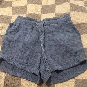 Thread & Supply High Waist Blue Shorts